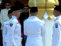 GP Widhi Antara Jadi Pengerek Bendera Merah Putih di HUT ke-81 RI NTB