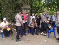 Polsek Narmada Gandeng Pecalang Amankan Ngeroras hingga Ngaskara