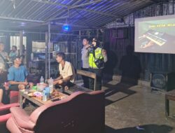 Kapolsek Lingsar Pimpin KRYD Akhir Pekan, Sasar Tempat Hiburan dan Tongkrongan