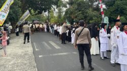 Dari Pawai Taaruf hingga Pengukuhan Paskibra, Polsek Lingsar Siagakan Personel