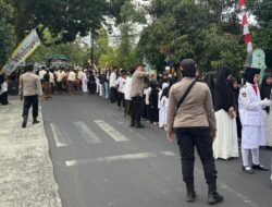 Dari Pawai Taaruf hingga Pengukuhan Paskibra, Polsek Lingsar Siagakan Personel