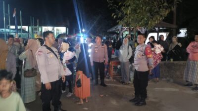 Malam Akhir Pekan di Narmada Dikawal Polisi, Bhabinkamtibmas Sisir Titik Rawan 3C