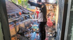Rumah di Graha Permata Kota Dilalap si-Jago Merah, Polisi Sigap Beri Penanganan