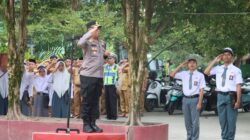 KAPOLRES LUWU UTARA GOES TO SCHOOL, PIMPIN UPACARA HINGGA MINTA GURU RAZIA PONSEL SISWA