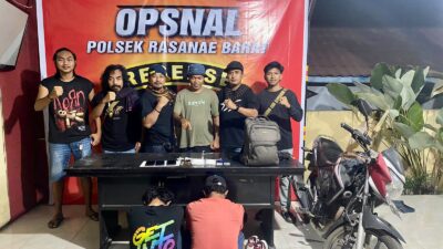 ​Kurir Sabu Jaringan Surabaya Dicegat Tim Opsnal Polsek Rasana’e Barat di Kota Bima, Dua Pria Diamankan