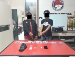 Satresnarkoba Polres Lotim Amankan Empat Terduga Pelaku Sabu