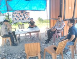 Kapolsek Mappedeceng Intens Silaturahmi, Tekankan Budayakan Gotong Royong dan Saling Menghargai Guna Ciptakan Kamtibmas