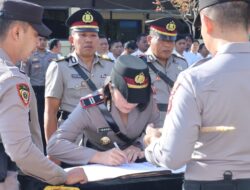 Kapolsek Lingsar Berganti, Kapolresta Mataram Minta Pejabat Baru Segera Adaptasi