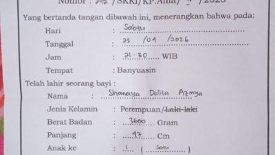 GURU SD NEGERI 18 SEMBAWA BANYUASIN DIDUGA TELANTARKAN ISTRI, CERAIKAN SAAT HAMIL BESAR, ANAK YANG DILAHIRKAN DIDUGA TAK DIAKUI SEBAGAI ANAK KANDUNG
