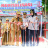 PERMUDAH AKSES WARGA KELURAHAN MANDAILING, WALI KOTA DAN KAPOLRES TEBING TINGGI RESMIKAN JEMBATAN MERAH PUTIH