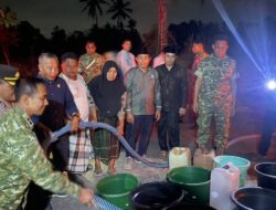 Sinergi BAZNAS TNI Polri dan PDAM Salurkan Air Bersih untuk 250 KK di Suela
