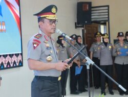 Kapolda NTB Pimpin Sertijab Dirpamobvit dan Kapolres Lombok Utara, Tekankan Makna Pengabdian