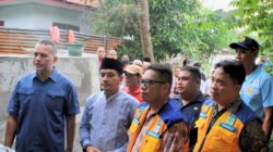 DAMPINGI KOMISI V DPR RI TINJAU TANGGUL SUNGAI PADANG, WALI KOTA TEBING TINGGI APRESIASI PERHATIAN PEMERINTAH PUSAT DAN DPR RI