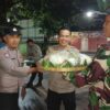 Malam-Malam Bawa Tumpeng, Kapolsek Gunungsari Rayakan HUT TNI ke-81