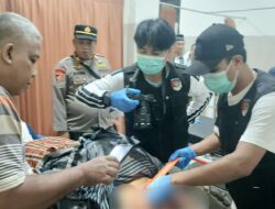 Respon Cepat Polsek Narmada Tangani Penemuan Mayat di Sungai Keru