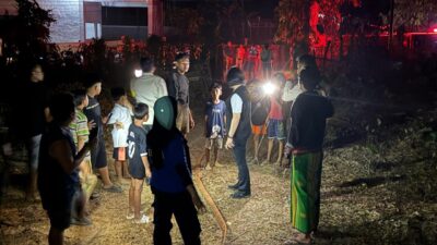 Si-Jago Merah Lalap Kebun di Lingsar, Kapolsek Pastikan Tak Ada Korban Jiwa