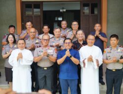 Cegah Hoaks Hingga Scam Online, Wakapolda Sulsel Sampaikan Pesan Kamtibmas di Minggu Kasih Katedral Makassar