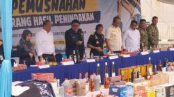 Barang yang dimusnahkan kali ini memiliki perkiraan nilai mencapai Rp40.332.305.374 atau sekitar Rp40,33 Miliar