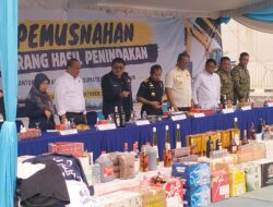 Barang yang dimusnahkan kali ini memiliki perkiraan nilai mencapai Rp40.332.305.374 atau sekitar Rp40,33 Miliar
