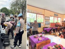 Polsek Lingsar Edukasi Bahaya Narkoba, Mediasi Utang, Salurkan Air Bersih