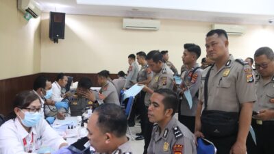 Setetes Darah Untuk Masyarakat, 300 Lebih Pendonor Meriahkan HUT Humas Polri ke 75 tahun