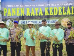 Panen Raya Kedelai dan Edamame, Lapas Selong Optimalkan Lahan SAE Menanga Baris